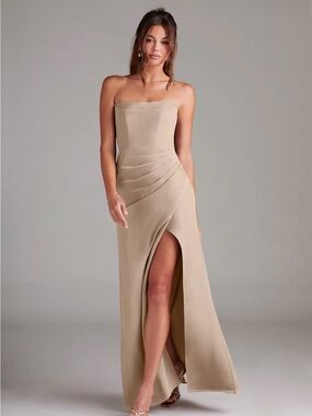 azazie lexie stretch satin dress Azazie Lexie
